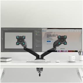 img 2 attached to Mount ONKRON G160 for two monitors 13"-32" desktop, 2 x 8 kg, gas lift, black