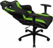 gaming chair thunderx3 tc3, upholstery: faux leather, color: neon green logo