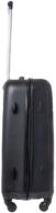 bonle suitcase, premium abs, black, size m, 65 cm, 62 l logo