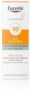 🌞 eucerin sun protection oil control dry touch gel spf 50 for oily and acne-prone skin - 50 ml (1 pc) logo