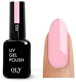 img 2 attached to Olystyle гель-лак для ногтей UV Gel Polish, 10 мл, 053 пастельно-розовый