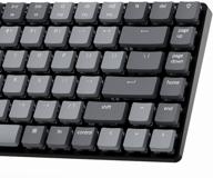 беспроводная механическая ультратонкая клавиатура keychron k3, 84 клавиши, rgb подстветка, orange switch логотип