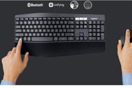 keyboard + mouse set logitech mk850 performance, black, english/russian logo