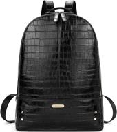 стильный женский кожаный рюкзак для ноутбука, подходит для 15,6-дюймового компьютера, идеально подходит для путешествий, бизнеса, колледжа и любителей винтажа логотип