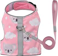 escape proof adjustable cat harness and 5ft leash set with reflective strap for small cats and puppies by anbeer logo