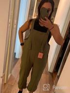 img 1 attached to Women'S Sleeveless Cotton Linen Jumpsuits With Baggy Wide Leg Overalls By AMEBELLE review by Pete Juarez
