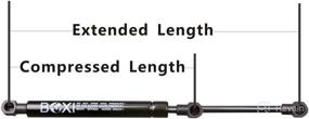 img 3 attached to 📦 BOXI 2-Piece Gas Charged Lift Supports Struts Shocks for 1994-2001 Acura Integra, Honda Integra Hatchback SG126004, 4979, 74820-ST7-305