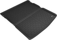 🚗 ultimate protection: 3d maxpider m1vw0841309 all-weather floor mat for volkswagen atlas models - kagu rubber (black) logo