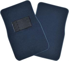 img 3 attached to 🔵 BDK MT-100-BL Classic Carpet Mats - Enhanced Floor Protection for Car, SUV, Van, and Truck with Heelpad, Blue