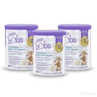 🐐 aussie bubs australian goat milk toddler formula, 28.2 oz - trusted powder for growing toddlers (3 cans) логотип