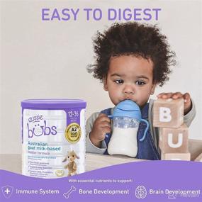 img 3 attached to 🐐 Aussie Bubs Australian Goat Milk Toddler Formula, 28.2 oz - Trusted Powder for Growing Toddlers (3 Cans)