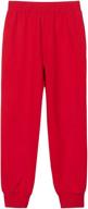 unacoo girls french terry jogger girls' clothing : pants & capris логотип