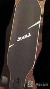 img 5 attached to Experience Ultimate Freeride Thrills With Junli 41 Inch Longboard Skateboard - Perfect For Cruising, Carving, Free-Style And Downhill