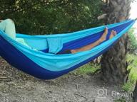 img 1 attached to Experience Ultimate Comfort With AnorTrek Camping Hammock - Lightweight, Portable And Durable For Backpacking, Hiking And Camping! review by Chris Floyd