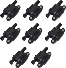 img 4 attached to 🔥 8 Packs 12611424 Ignition Coil Pack - Compatible with Chevy Cadillac GMC Pontiac 5.3L 6.0L V8 Engine for G8, Grand Prix, H3, Tahoe, Yukon, Silverado, and Impala - Replace # 12570616 12619161 8125706160 33-1192 (1)