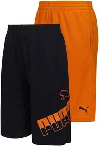 img 2 attached to PUMA Performance Graphic Black Short for Boys - Clothing Sets