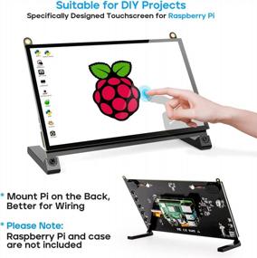 img 3 attached to High-Definition Touchscreen Raspberry ROADOM: Responsive & Compatible 10.1" Display with Built-In Speakers