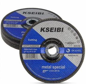 img 4 attached to 7-дюймовый отрезной шлифовальный круг KSEIBI, отрезной диск по металлу с вогнутым центром (упаковка из 10 шт.) - идеально подходит для точной шлифовки и резки