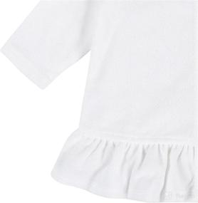 img 3 attached to 👶 Adorable Gerber Baby-Girls Toddler Zipper Hoodie Terry Swimsuit Cover Up - Stylish and Practical Beachwear!