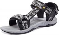 мужская летняя обувь для активного отдыха: camelsports атлетические сандалии на липучках для рыбалки, пляжа и летних мероприятий логотип