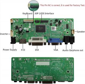 img 2 attached to LCDBOARD Controller CLAA154WP05 B170PW01 1440X900 30Pins 43223-76414