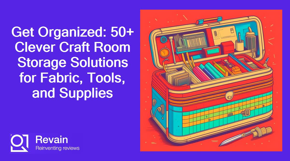 Get Organized: 50+ Clever Craft Room Storage Solutions for Fabric, Tools, and Supplies