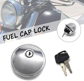 img 1 attached to 🏍️ High-Quality Motorcycle Fuel Tank Cap and Key Set for Kawasaki VN1500 Classic, Vulcan 400, 800, W400, W650, W800