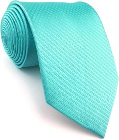 img 1 attached to Shlax Indigo Aquamarine Necktie Fahion Men's Accessories best in Ties, Cummerbunds & Pocket Squares