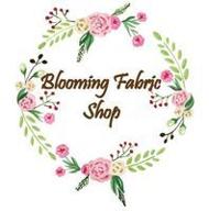 blooming fabric shop logo
