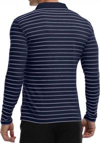 img 1 attached to MLANM Stripe Sleeve Shirts: A Thoughtfully Designed Option