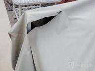 img 1 attached to Heavy Duty Waterproof 600D Outdoor Sectional Sofa Cover - 83X104In, Espresso Coffee (L-Shaped Left Facing) review by Leslie Mayo