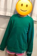 img 1 attached to 👕 UNACOO Brushed Fleece Crewneck Sweatshirts: Boys' Clothing and Trendy Hoodies & Sweatshirts review by Chris Nako