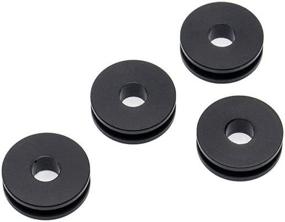 img 4 attached to 🏍️ Motorcycle Parts - Set of 4 Detachable Windshield Bushing Grommets for Road King & Heritage Softail