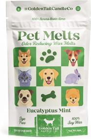 img 3 attached to 🐾 Golden Tail Candle Co. Scented Wax Melts: Odor-Eliminating Pet Melts with Long-Lasting Eucalyptus & Mint Scent - All-Natural, Dye-Free Soy, 4oz