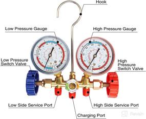 img 3 attached to CHEINAUTO Diagnostic Refrigerant Refrigeration 250Psi 500Psi