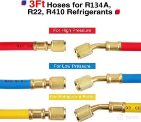 img 2 attached to CHEINAUTO Diagnostic Refrigerant Refrigeration 250Psi 500Psi