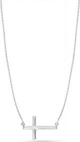 img 3 attached to Elegant And Lightweight: LeCalla 925 Sterling Silver Pendant Necklace For Women And Teens