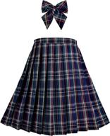 🏻 stylish tartan girls skirt: perfect school uniform at skirts & skorts логотип