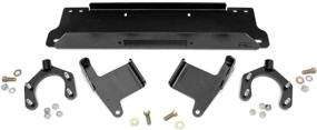 img 2 attached to Jeep Wrangler JK Winch Mounting Plate by Rough Country - 1162