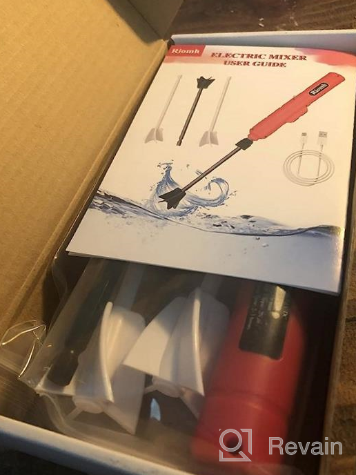 img 1 attached to 🌀 Efficient Handheld Epoxy Mixer for Bubble-Free Resin Mixing - Perfect for Tumblers, Molds, Glazes, and Paint! (Includes 4 Paddle Attachments) review by Richard Cummings
