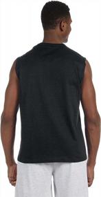 img 3 attached to HiDENSI T Sleeveless T-Shirt for Men by Jerzees Oz - Clothing