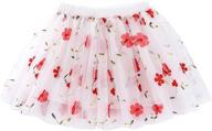 embroidery flowers tulle skirt years girls' clothing and skirts & skorts logo