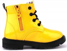 img 2 attached to LONSOEN Boys & Girls Waterproof Lace/Zip Up Kids Boots - Perfect For All Weather!
