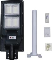солнечный прожектор szyoumy с дистанционным управлением: датчик безопасности 70 вт от заката до рассвета для садов, дворов и улиц - водонепроницаемый ip66 логотип