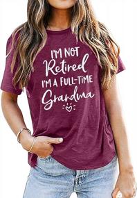 img 4 attached to Топы Blessed Nana: идеальная футболка для бабушки на постоянной основе