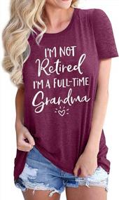 img 3 attached to Топы Blessed Nana: идеальная футболка для бабушки на постоянной основе