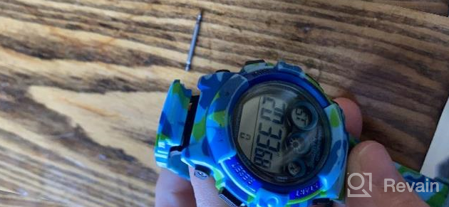 img 1 attached to 👦 Tephea Kids Watch: Military Colorful LED Display Waterproof Sports Watch for Boys - Alarm Stopwatch Included! review by Seth Hogate