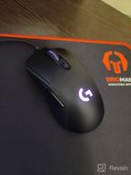 img 1 attached to 💡 Logitech G403 Hero 25K Gaming Mouse with Lightsync RGB, Lightweight 87G+10G Optional, Braided Cable, and Rubber Side Grips - Boost your Performance with 25, 600 DPI review by Akmal Ibrahim Alex ᠌
