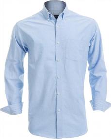 img 4 attached to Double Pump Button Shirts Regular Men's Clothing for Shirts