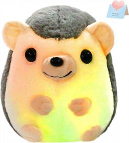 img 4 attached to 10-Inch Light-Up Hedgehog Stuffed Animal Soft Plush Toy With LED Nightlight - Ideal Bedtime Gift For Toddlers And Kids On Christmas And Birthdays By Bstaofy